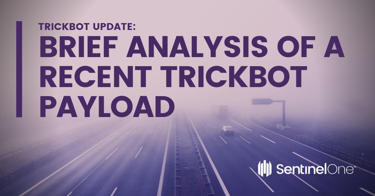 feature image of trickbot brief analysis