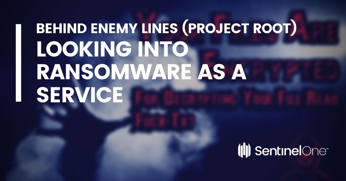 Behind Enemy Lines Looking Into Ransomware As A Service Project Root Phoenix Technology Solutions - soltera roblox id