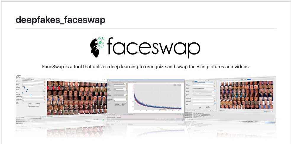 image of faceswap deep learning tool