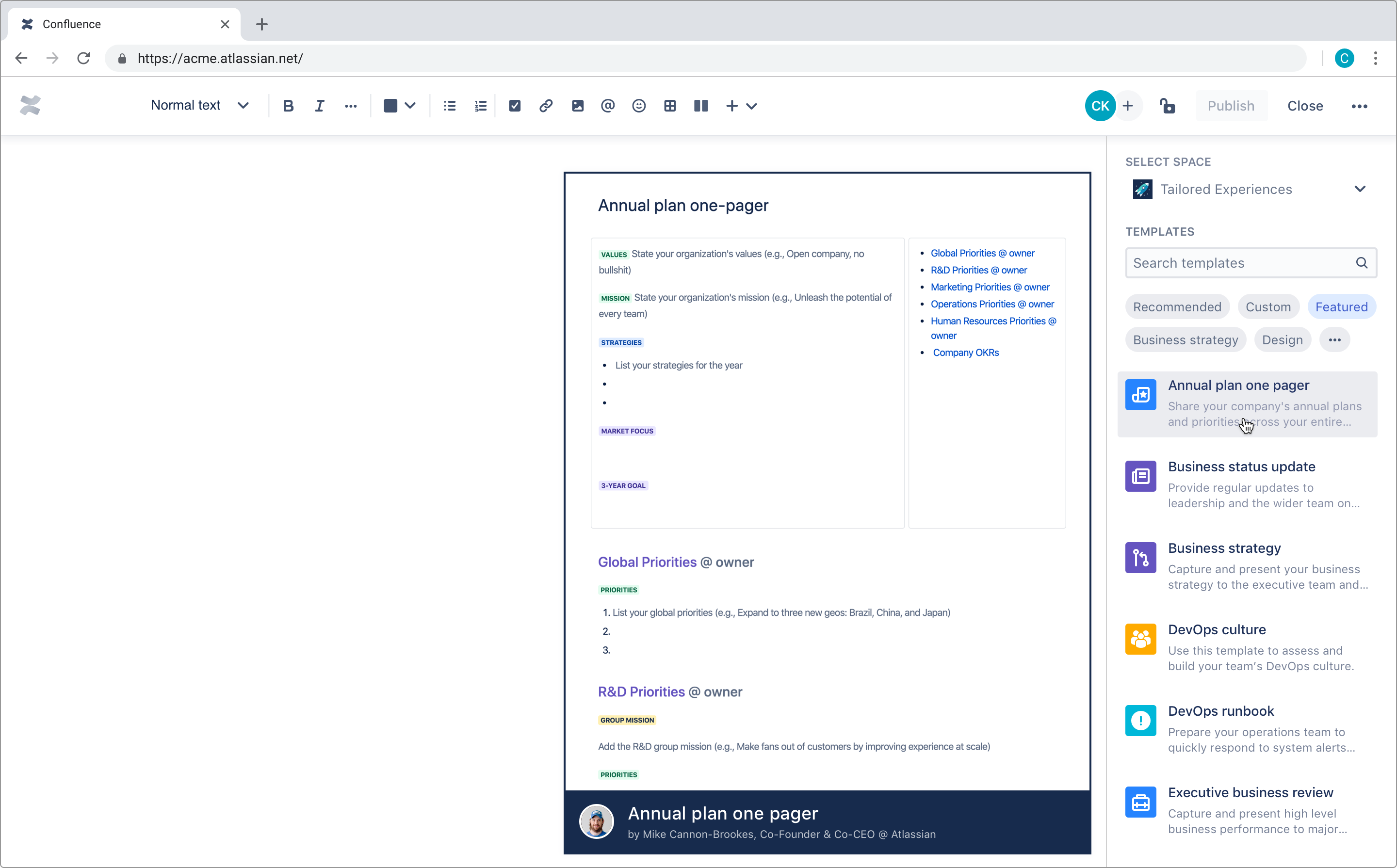 Atlassian’s Confluence gets a new template gallery Phoenix Technology