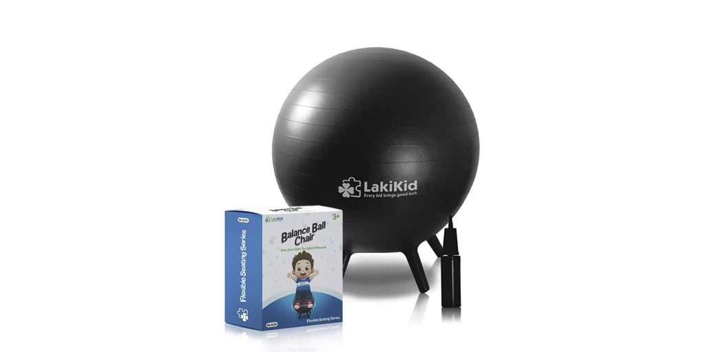 LakiKid Flexible Stability Ball Chair with Legs