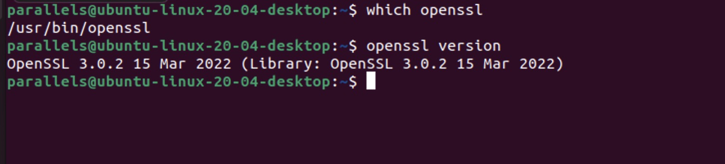 An Ubuntu distro vulnerable to the OpenSSL vulnerability.